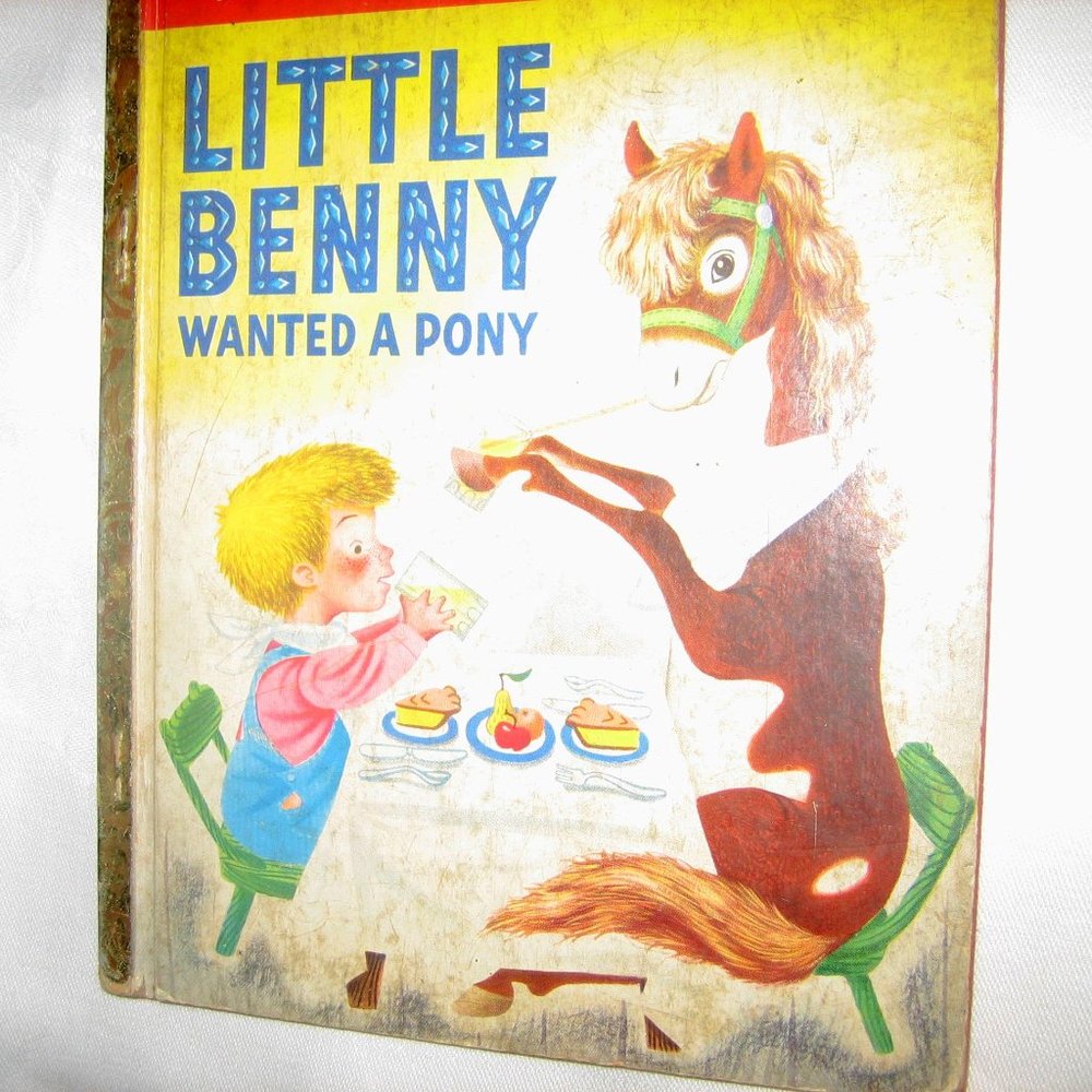 Little Golden Book--Little Benny Wanted a Pony